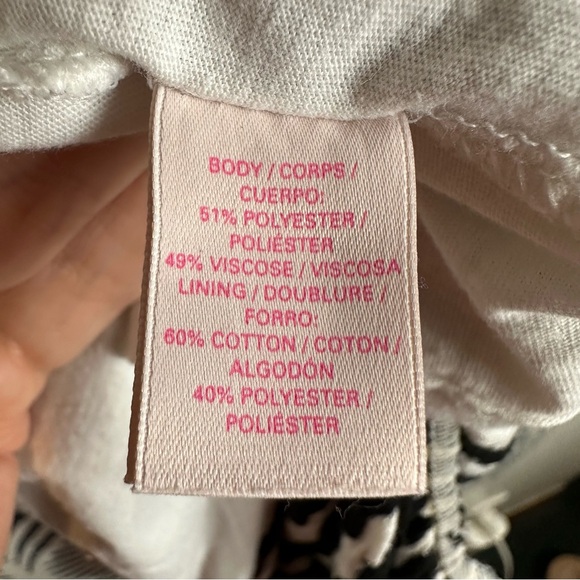 Victorias Secret Black And White Stripe Ruched Hip Tank Dress - Picture 8 of 12